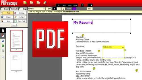 ویرایش فایل‌های PDF